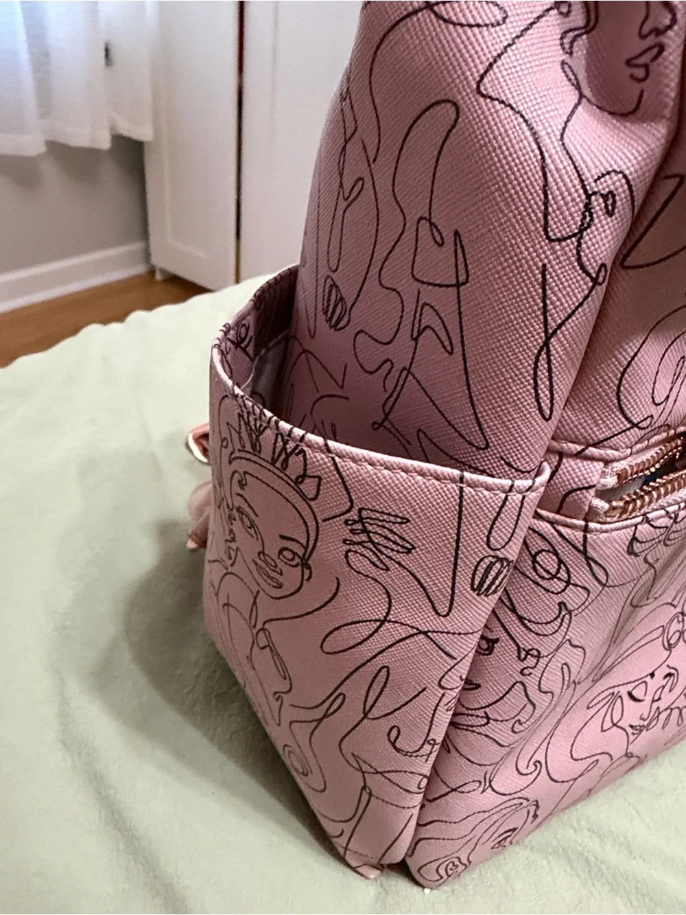 Freshly Picked Pink Disney Princess Mini Diaper Bag
